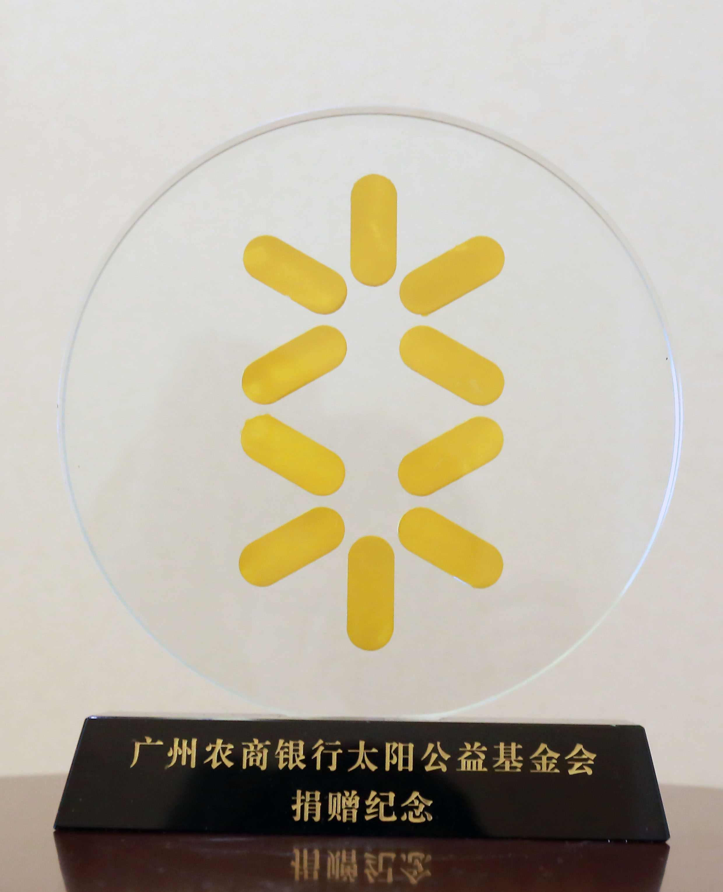 合汇地产 热心慈善和社会公益事业 捐赠广州农商银行太阳基金会